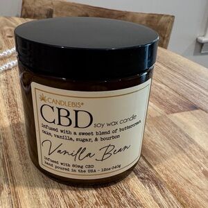 Candlebis Vanilla Bean Soy Wax Candle 12 Oz